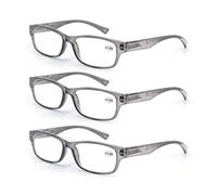 MODFANS Set of Reading Glasses 1.75 for Men Women Readers with Comfortable Spring Hinge Stylish Look with Pouch