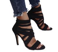 MODFUSDF Female Sandals 2022 Summer Sexy Open Toes Gladiator Shoes Women High Heels Dress Party Wedding Pumps Women Shoes Flip Flops Hot