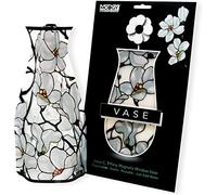 MODGY Collapsible and Expandable Flower Vase Plastic Decorative Modern Vases for Flowers Centerpieces Dining Table Decor Living Room Bathroom Wedding Office, Louis C. Tiffany Magnolia Window