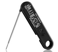 ModHm Digital Meat Thermometer - Fast & Accurate Wireless Food Thermometer for Cooking, Baking, BBQ, Oven, and Kitchen Use - Meat Thermometer Probe with 304 Stainless Steel (Black)