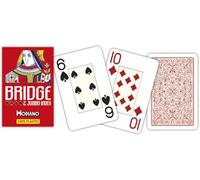 Modiano 2 Jumbo Index Bridge Cards Red