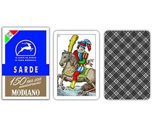 Modiano Sarde Blue 150th Anniversary regional cards