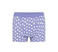Modibodi Boyshort Period Pants for Teenage Girls Womens Cotton Undies- Moderate Flow 30 ml absorbency- Giggly Ghost Blue Y14-16