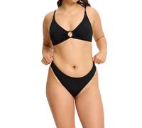 Modibodi Cheeky Brief Women's Swimwear Bottoms - 20ML Light-Moderate Absorbency Period Swimwear for Women - 18/2XL Black