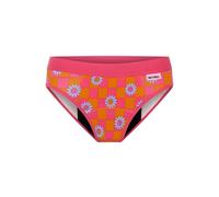 Modibodi Period Pants for Teenage Girls - SmileyWorld Hipster Bikini Reusable Super Absorbency (50ML) Leakproof Girls Knickers - Flower Checkerboard Size Y14-16