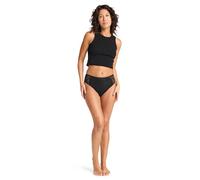 Modibodi period pants for women french cut style - leak proof menstrual underwear moderate- heavy flow - black