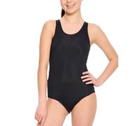 Modibodi Period Swimwear for Girls - High Absorbency 50ml Racerback One-Piece Swimsuit for Teens Black Y14-16