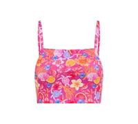 Modibodi Swimwear for Teens - Marine Dream Tankini Top with Adjustable Straps and Shelf Bra with Removable Cups - Made from Recycled Materials - Tropicana Crush Y14-16