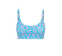 Modibodi Swimwear Top - Adustable Swim Top for Teenagers-Wavy Blue