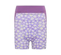 Modibodi Teen Period Shorts 2 Pack Super Absorbency 50ml Leakproof Overnight Underwear Dreamy Daisy Purple 16-18
