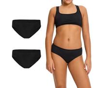 Modibodi Teen Swimwear Bikini Brief Light 2 Pack Black Y14-16