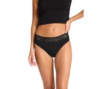 Modibodi Women’s Period Pants High Waist Bikini Lace Light Flow 20ml Leakproof Absorbent Underwear Reusable Comfortable Black 2XL