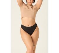 Modibodi Women's Period Pant Seamfree Hi-Leg Cheeky Moderate Black Knickers | Size: 16 Modibodi Black 16