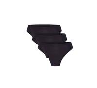 Modibodi Women's Period Pant Seamfree Thong 3 Pack Light Black Knickers | Size: 10 Modibodi Black 10