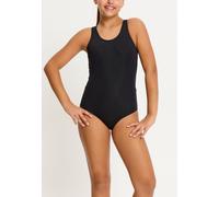 Modibodi Women's Period Swimwear Teen Racerback One Piece Light Black | Size: 14-15 Years Modibodi Black 14-15 Years