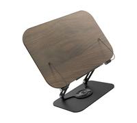 Modifiable Computer Bookstand for Textbooks Recipes Tablets and Laptops Highlighting 360 Rotation Pliable Plan Permanent Substance Telecommute Use Desk Stand