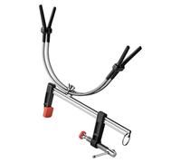 Modifiable Fishing Rod Holder Highlighting Double Manner for Horizontal and Vertical Positioning with Strong All Metal Construction for Permanent Outdoor Use Hook Holder