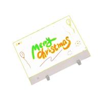Modifiable Light LED Creative Board 13.7 Inch Transportable Rechargeable Draw Pad 7 Color Modes Creative Present for Children RGB Colors Erasable Writing Panel