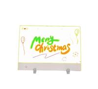 Modifiable Light LED Creative Board 13.7 Inch Transportable Rechargeable Draw Pad 7 Color Modes Creative Present for Children Transportable Draw Board for Kids