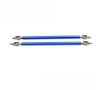 Modifiable or Bumper 2pcs Splitter Support Rods Lip Steel Stainless 20cm Tie Bar Set for Car Splitters Front Rear Diffusers with Hinged Jo (BLUE)
