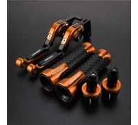Modification Folding Brake Clutch Levers Motorcycle Accessories For YAMAHA FZ1FAZER 2006-2015, Adjustable & Extendable (Orange1)