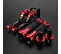 Modification Folding Brake Clutch Levers Motorcycle Accessories For YAMAHA FZ1FAZER 2006-2015, Adjustable & Extendable (Red4)