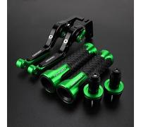 Modification Folding Brake Clutch Levers Motorcycle Accessories For YAMAHA FZ1FAZER 2006-2015, Adjustable & Extendable (Green1)