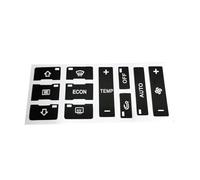 Modification Interior Compatible with A2 for A3 A8L Switch Button Repair Stickers Black Automobile Accessories Climate Control Decals Dash AC Switch Sticker