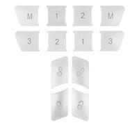 Modification Interior Compatible with Benz for GLK for ML Car Interior Stickers Button Control Decals Window Glass Lifting Buttons Sticker