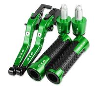 Modification Motorcycle Aluminum Brake Clutch Levers 7/8 22/24MM Hand Grips Ends Parts For Ducati 916 SPS UP TO 1998(Green 1)