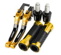 Modification Motorcycle Brake Clutch Levers 7/8 22/24MM Hand Grips Ends Parts For Ducati 1098 S Tricolor 2007 2008(Gold 1)