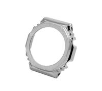 Modified Bezel Watchband Compatible With Casio G-shock Ga-2100 Stainless Steel Watch Strap Metal Case Ga2100 Ga2110 Ga-b2100 Men Accessories(Single case silver)