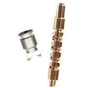 Modified copper fishing reel with half-moon shaft for brass metal upgrade components series 20 22 (half month)