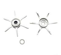 Modified forDaiwa water droplet wheels with enlarged metal five-star and six-star drag torque brake micro-adjustment knob, star brake drag wrench (G)