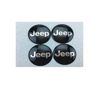 Modified Hub Sticker, Hub Center Cover Sticker, 65mm Hub Cover - Jeep (four Pack)