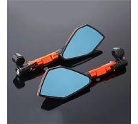 Modified Mirror Motorcycle Left Right Rearview Mirror For Suzuki GSR 600 GSR750 SV650 SV400 V-Strom 650 V-Strom 1050 Bandit 650 1250s(Orange)