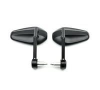 Modified Mirror Motorcycle RearView Mirror For Benelli TRK 502X TNT 125 BN Leoncino 500 502C Rotatable Handlebar End Side(BLACK)