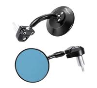 Modified Mirror Motorcycle RearView Mirror For SUZUKI Bandit 1200 1250 1250S 1250F 250 400 650 GSF650 Round Handlebar End Side Mirror(BLACK 1)