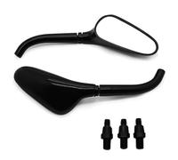 Modified Mirror Motorcycle RearView Mirror For Suzuki Intruder Volusia VS 700 750 800 1400 1500 Rotatable Modified Reversing(BLACK 1)