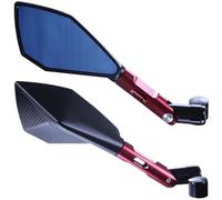 Modified Mirror Motorcycle Side Rear View Mirror For Road Star S 1700 XV1700 Bolt XVS950 Vmax 1700 XVS1300 XV250 XVS1100 XVS950(RED,Short)
