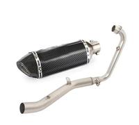 Modified Motorcycle Exhaust Pipe System Front Connect Tube Muffler Tip For LIFAN LF 150-5U 2015 2016 2017 2018 2019 2020 2021 2022 2023