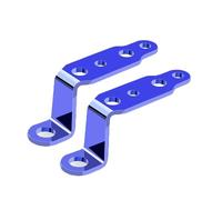 Modified Motorcycle Headlight Bracket Rearview Electric Vehicle Car Mirror Lamp Spotlight Extension Car Accessories Light Tube Clamp Fog Light Bracket(2PCS Blue)
