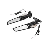 Modified Motorcycle Rearview Side Mirrors Wind Wing Adjustable Rotating With LED Light For YAM&AHA YZF R1 R6 R25 R3 For SU&ZUKI GSXR(With light)