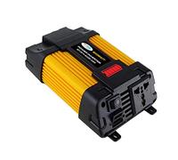Modified Sine Wave Inverter 6000W Peak Uninterruptible 12V 220 Inverter 12V 230 Pure Sine Modified Sin Wave With Car Charger Power Supply 500W PowerBank(4000W Yellow)