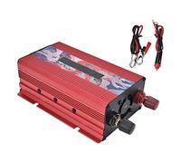 Modified Sine Wave Inverter, High Efficiency 300W DC to AC Power Converter for Home RV Aluminum Alloy Shell Smart Cooling Buzzer Reminder Red 1 Pack