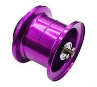 Modified Spool For Daiwa 21 22 Alphas SV TW Baitcasting Reel, 7.7g For Ultra Light 7075 Aluminum Alloy Bobbin, 100m For YGK 1.0 Capacity, Red(natural rmaterial purple)