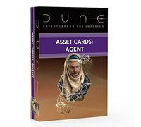 Modiphius Dune: Asset Cards - Agent Expansion Deck - Dune Adventures in The Imperium, 56 Cards RPG Expansion, Accessory Pack, Each Card Details an Individual Asset, Role-Playing Game