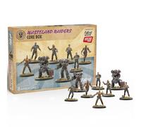 Modiphius Entertainment: Fallout: Miniatures - Wasteland Raiders Core Box - 8 Plastic 32mm Figures & Bases, Unpainted & Unassembled, Tabletop RPG Set