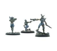 Modiphius Entertainment: Fallout: Wasteand Warfare Raiders - Disciples Leaders - 3 Figures, Nuka World Wave, 32mm Multi-Part Resin Unpainted Mniatures