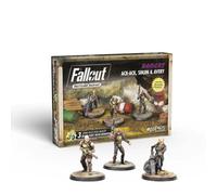 Modiphius Entertainment Fallout Wasteland Warfare Ack Ack, Sinjin & Avery Miniatures Set